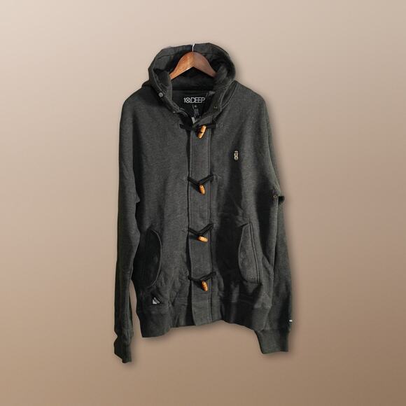 Crooks & Castles Gray Zipper Hoodie - XL - 2006 - Picture 1 of 16